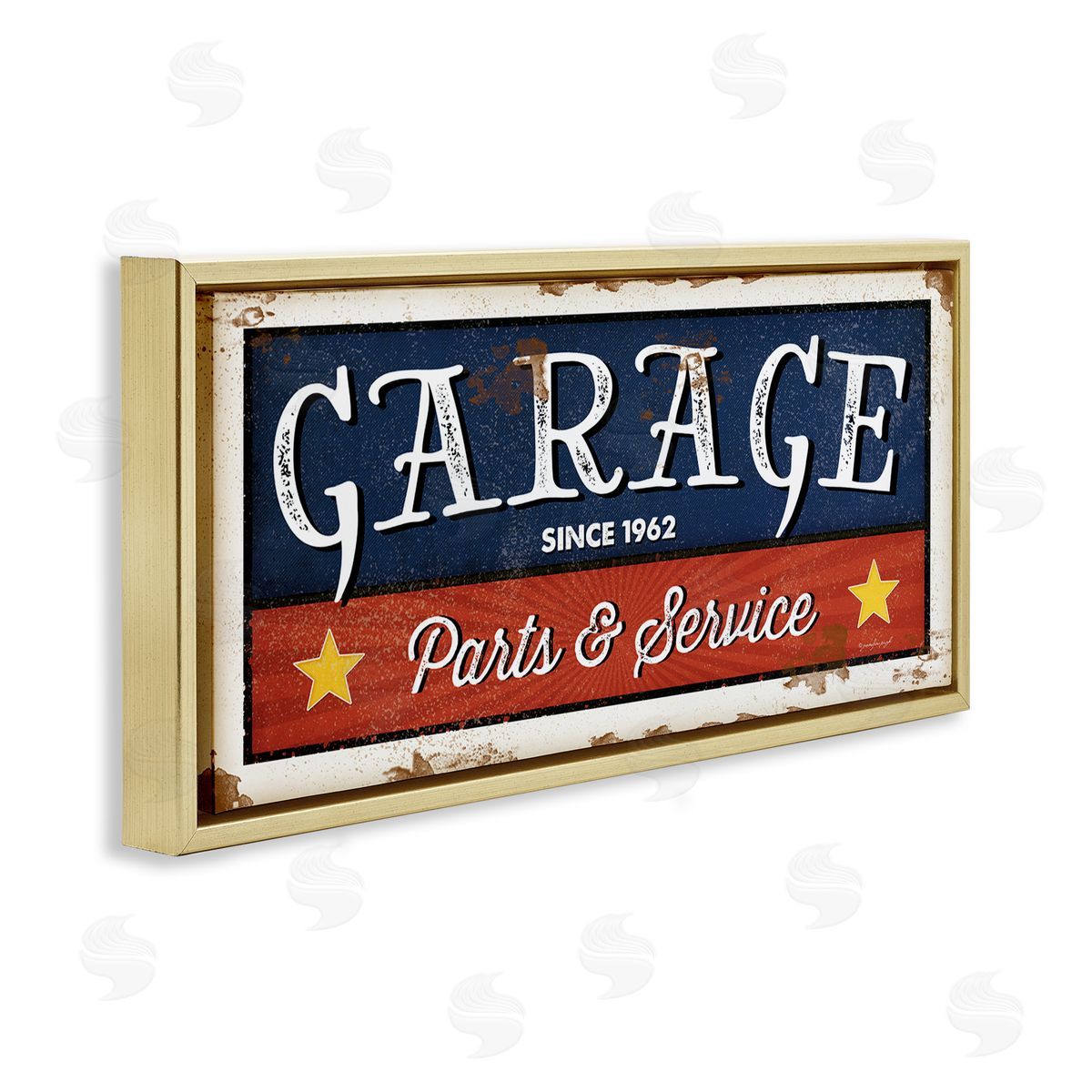 Jennifer Pugh Vintage Americana Garage Sign Parts and Service Phrase
