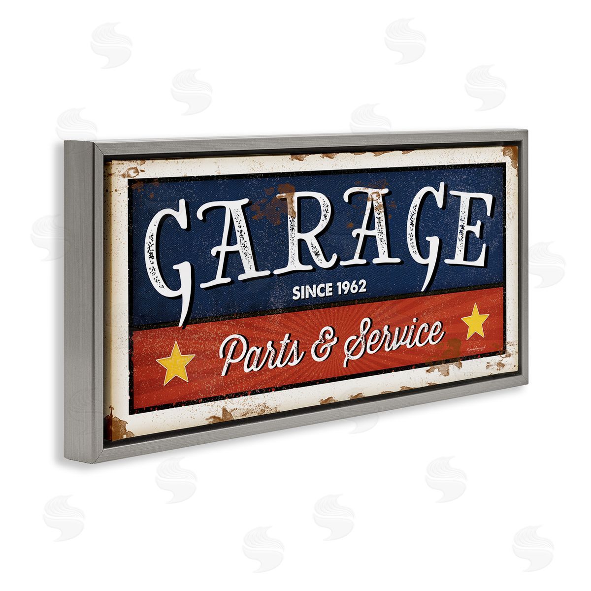 Jennifer Pugh Vintage Americana Garage Sign Parts and Service Phrase