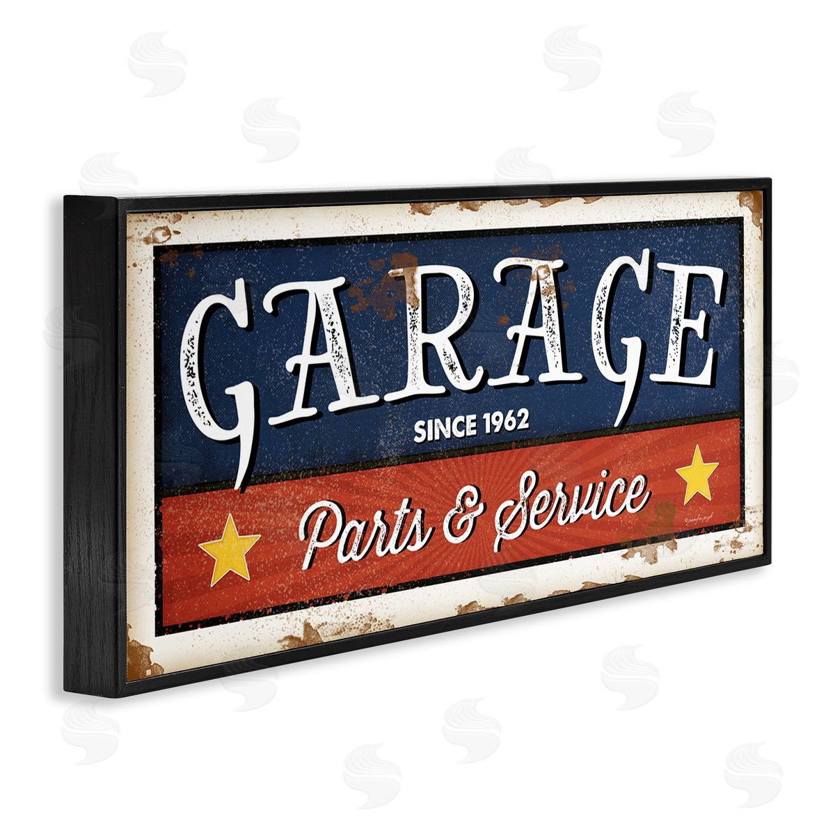 Jennifer Pugh Vintage Americana Garage Sign Parts and Service Phrase