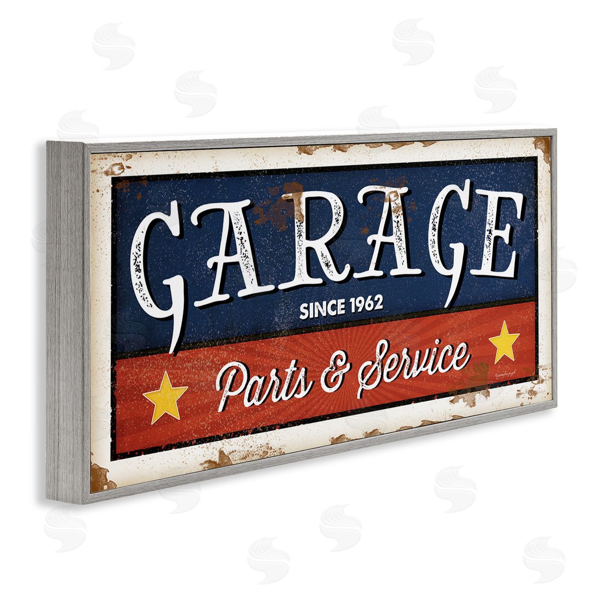 Jennifer Pugh Vintage Americana Garage Sign Parts and Service Phrase