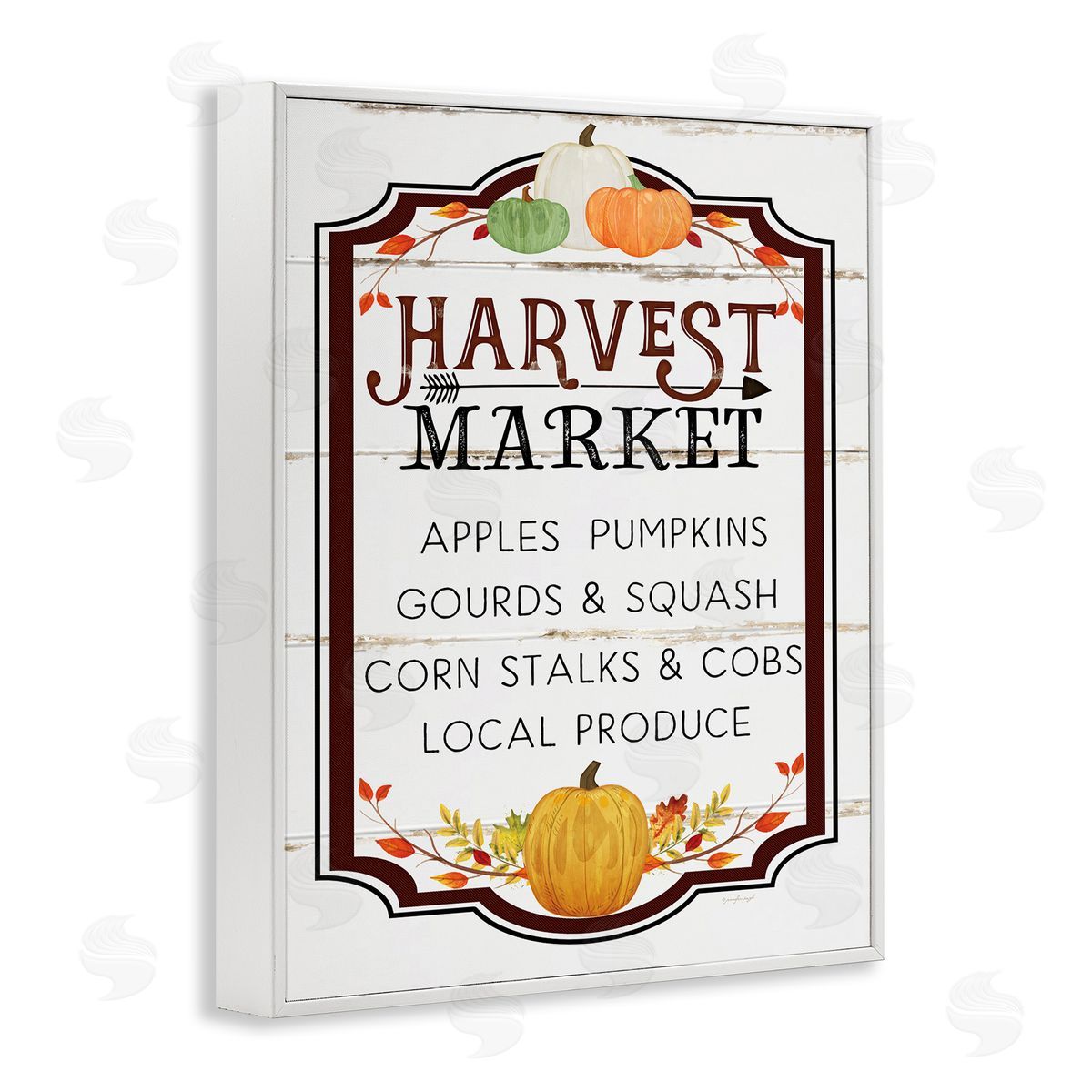 Jennifer Pugh Harvest Market Sign Autumn Seasonal Farm Foods