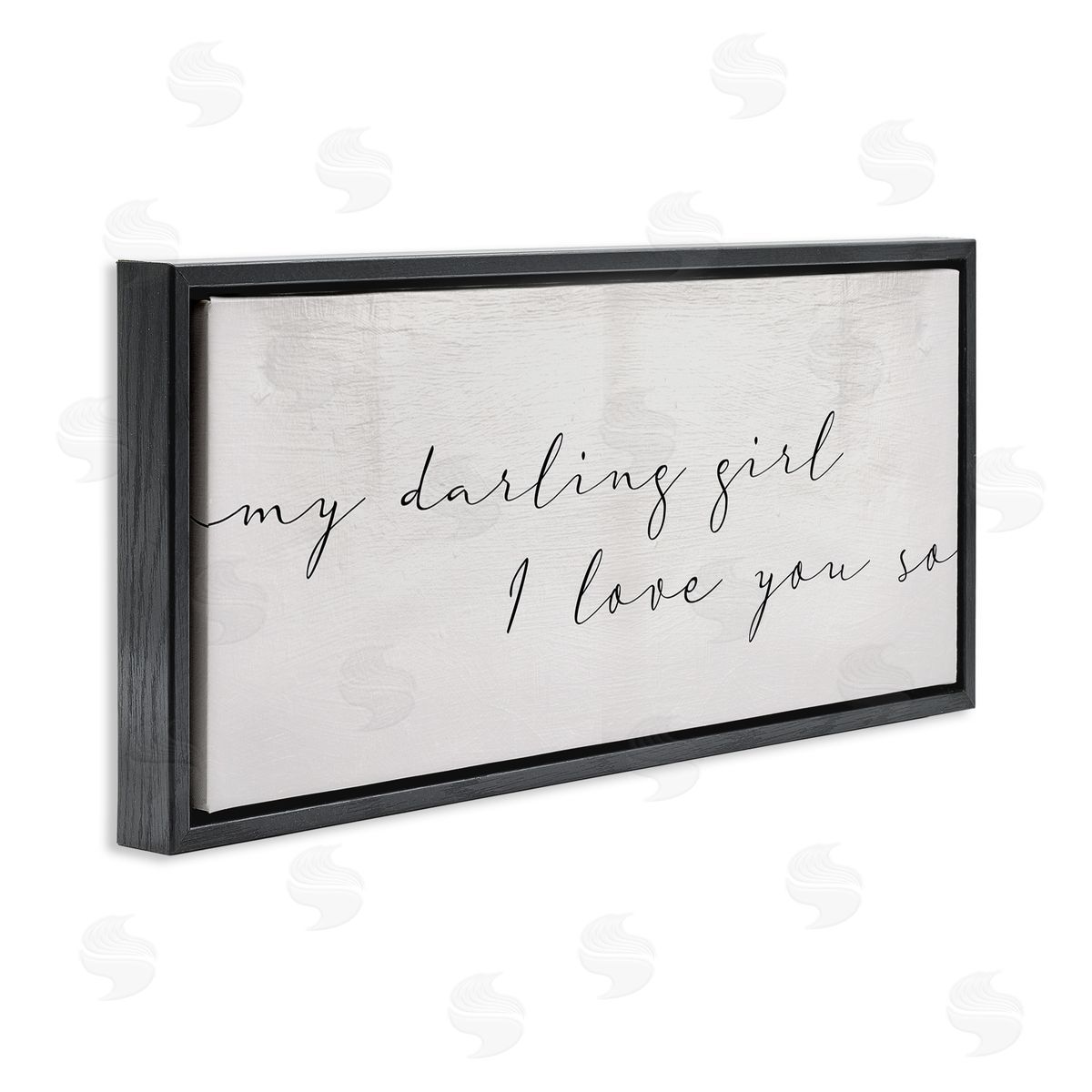 Stupell Studio Darling Girl I Love You So Sentiment Soft Typography