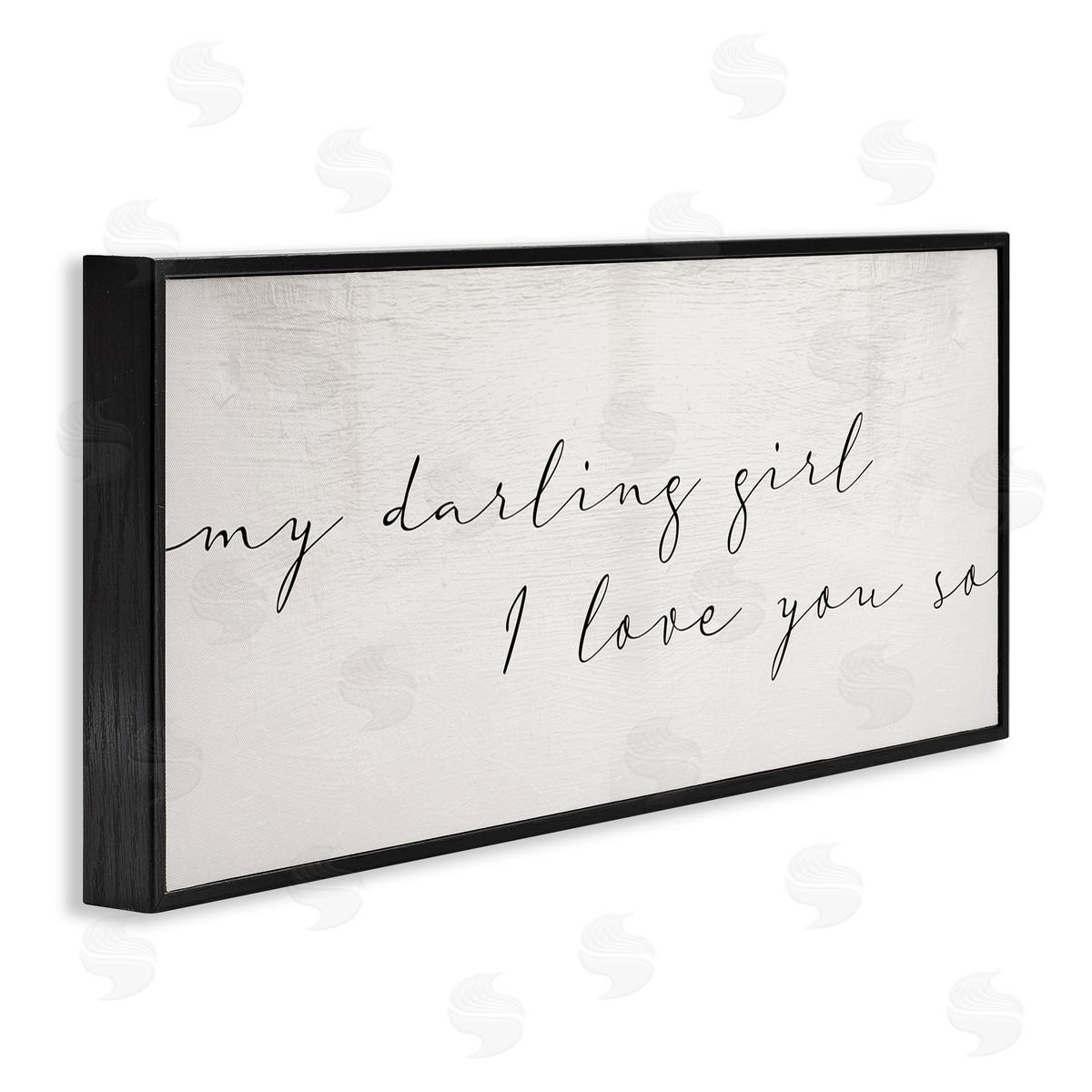 Stupell Studio Darling Girl I Love You So Sentiment Soft Typography