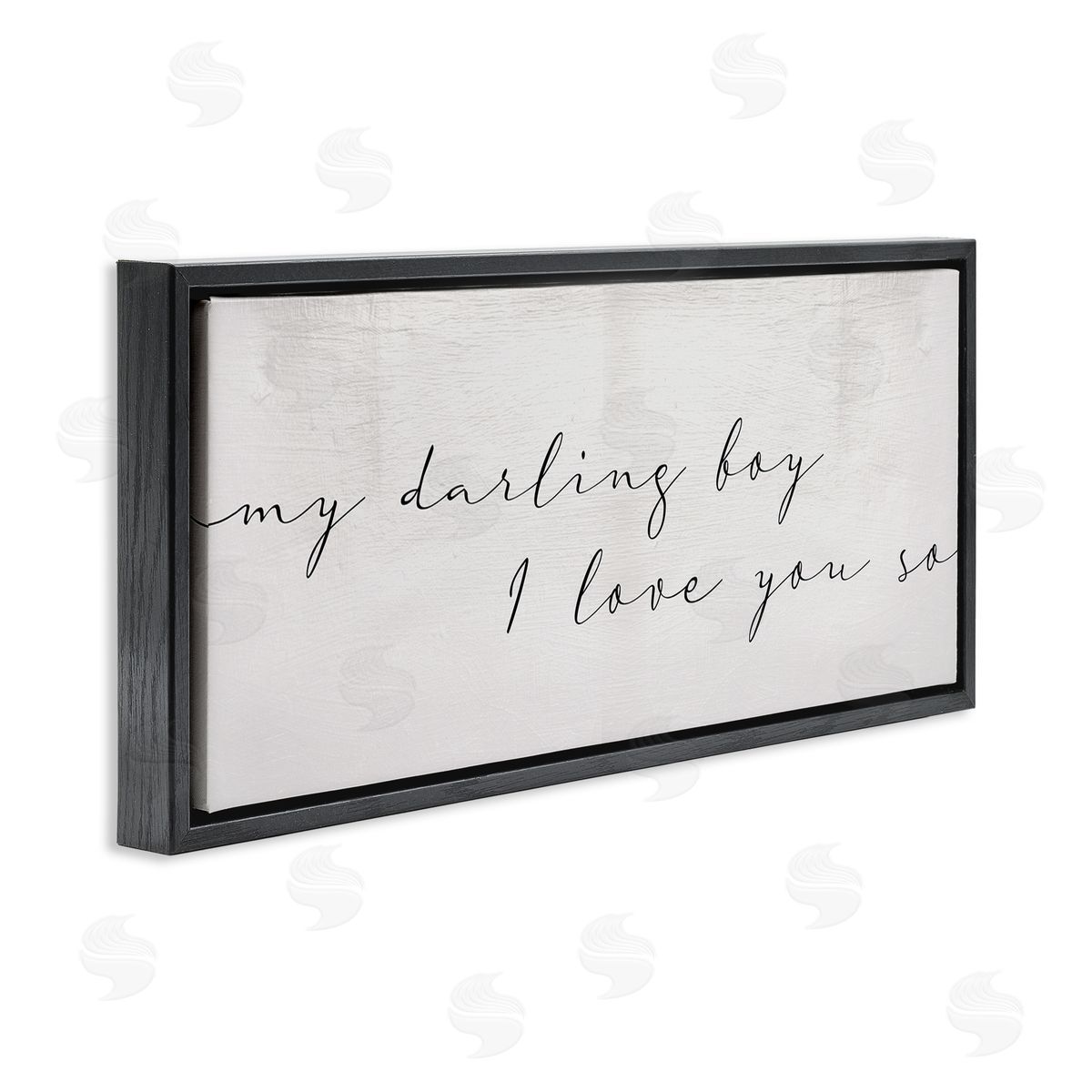 Stupell Studio My Darling Boy I Love You So Charming Text