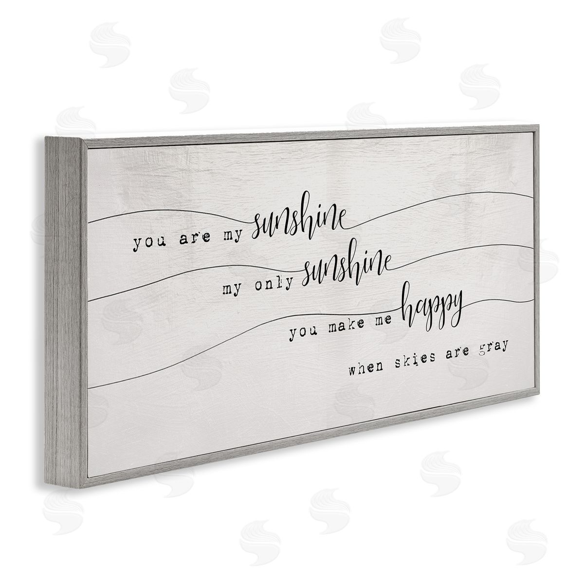 Stupell Studio My Only Sunshine Sentiment Whimsical Script Typography