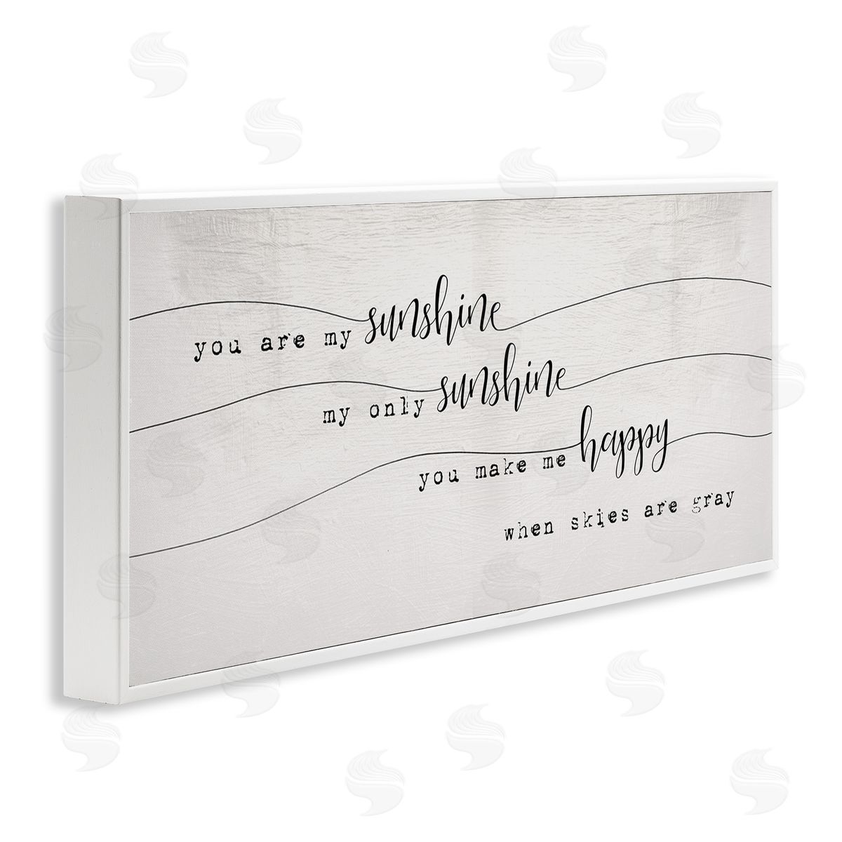 Stupell Studio My Only Sunshine Sentiment Whimsical Script Typography