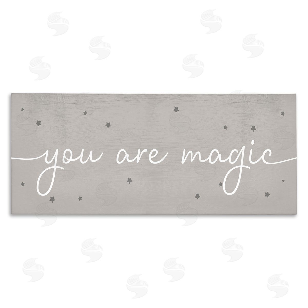 Stupell Studio You Are Magic Playful Typography Stars Grey White