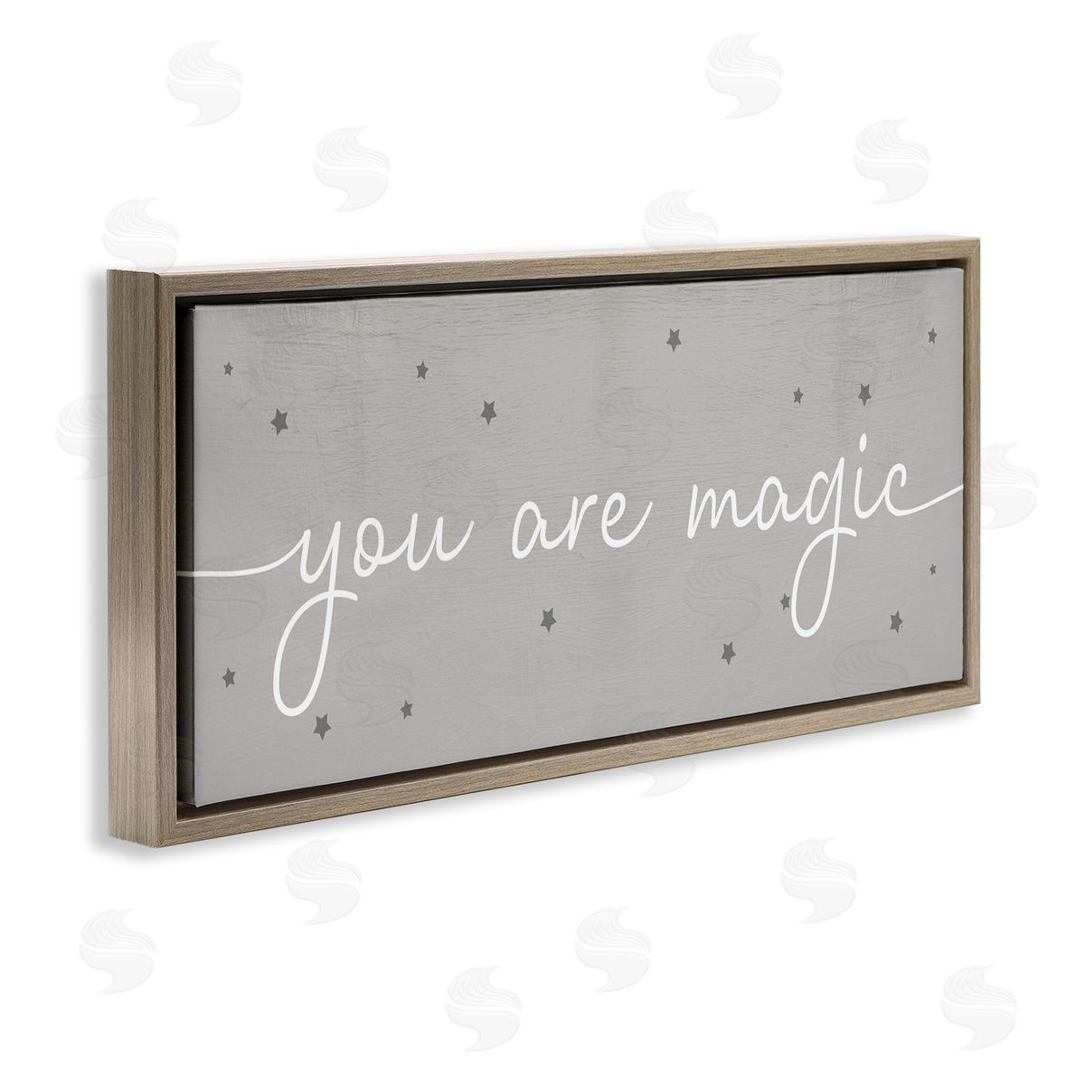 Stupell Studio You Are Magic Playful Typography Stars Grey White