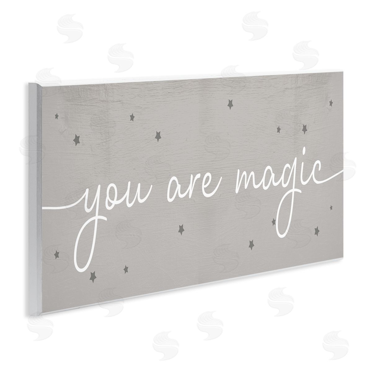 Stupell Studio You Are Magic Playful Typography Stars Grey White