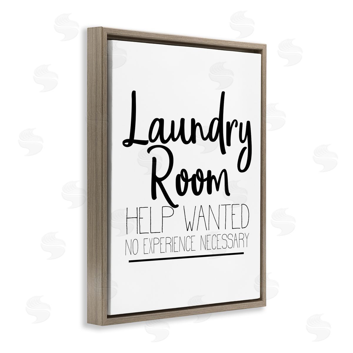 Kim Allen Help Wanted Laundry Room Sign Bold Black White