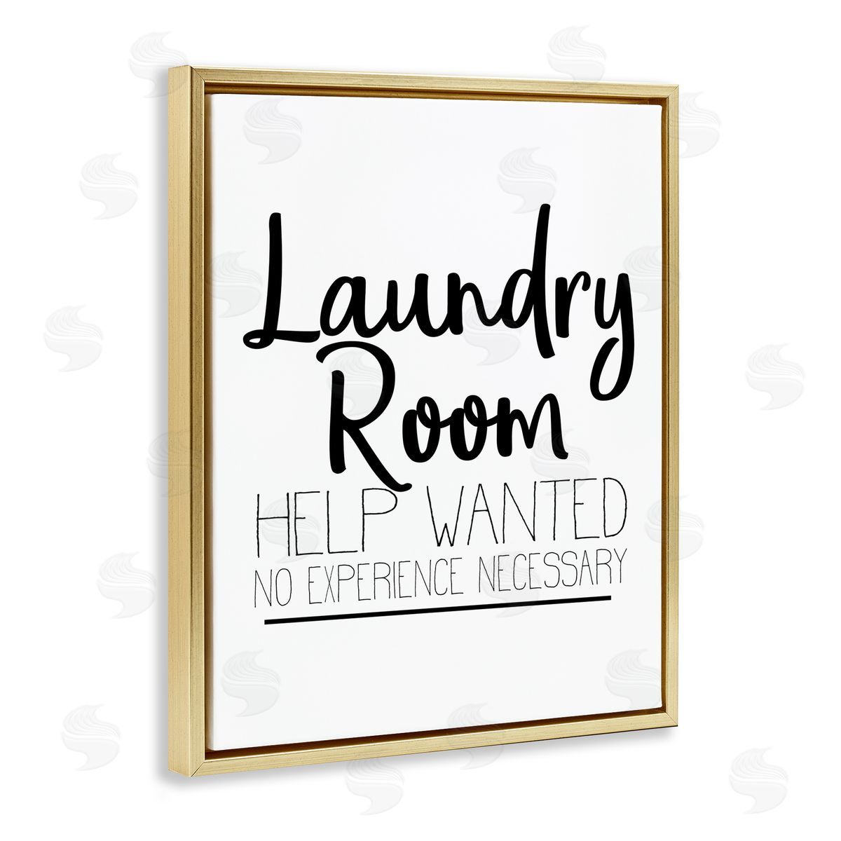 Kim Allen Help Wanted Laundry Room Sign Bold Black White