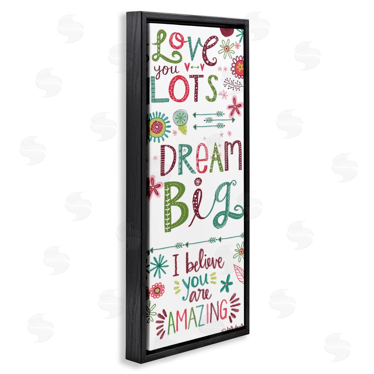 Katie Doucette Love You Lots Inspirational Phrases Playful Patterned Typography