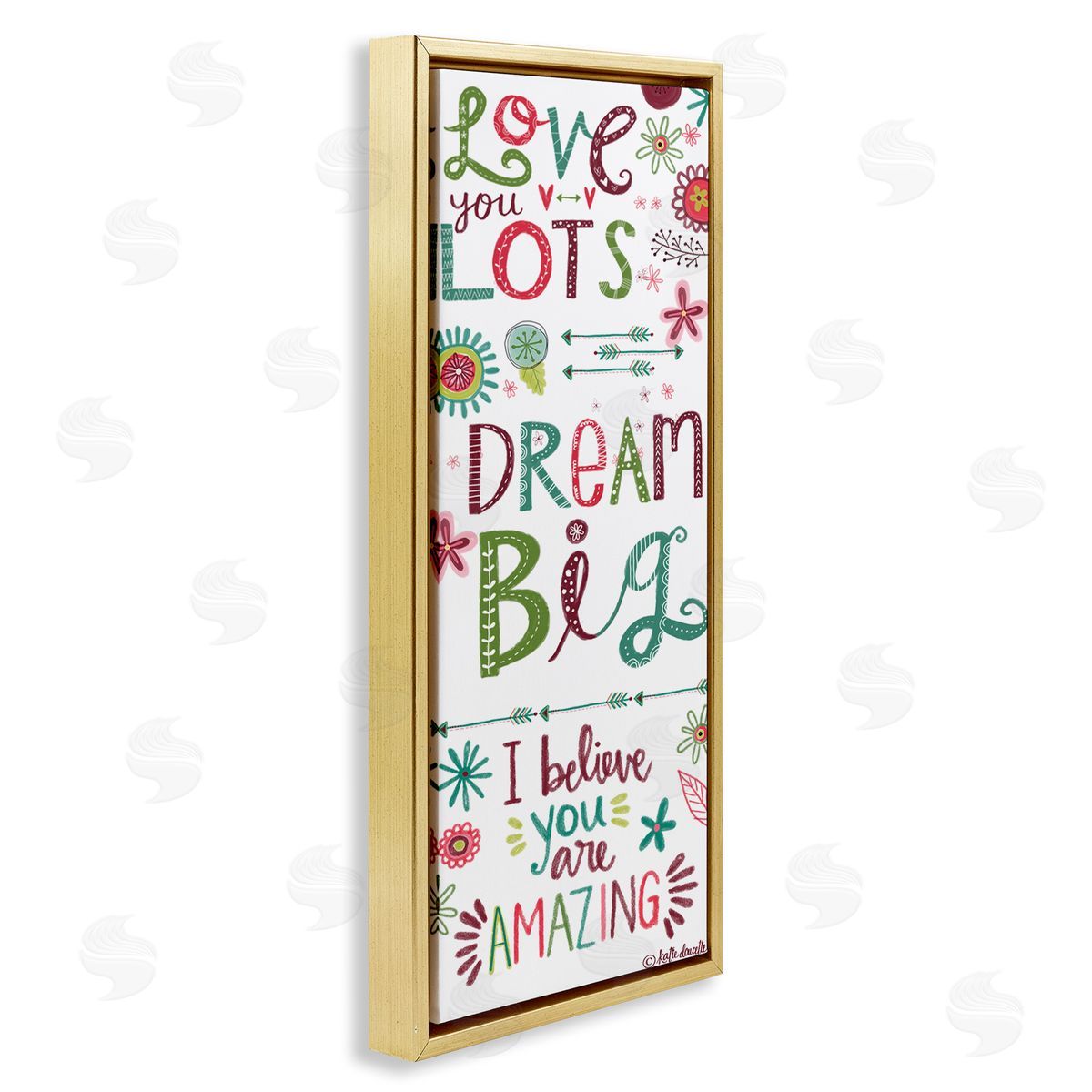 Katie Doucette Love You Lots Inspirational Phrases Playful Patterned Typography