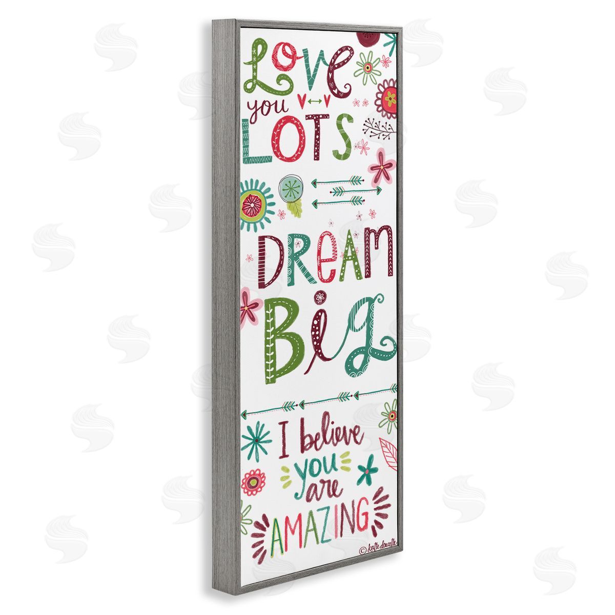 Katie Doucette Love You Lots Inspirational Phrases Playful Patterned Typography