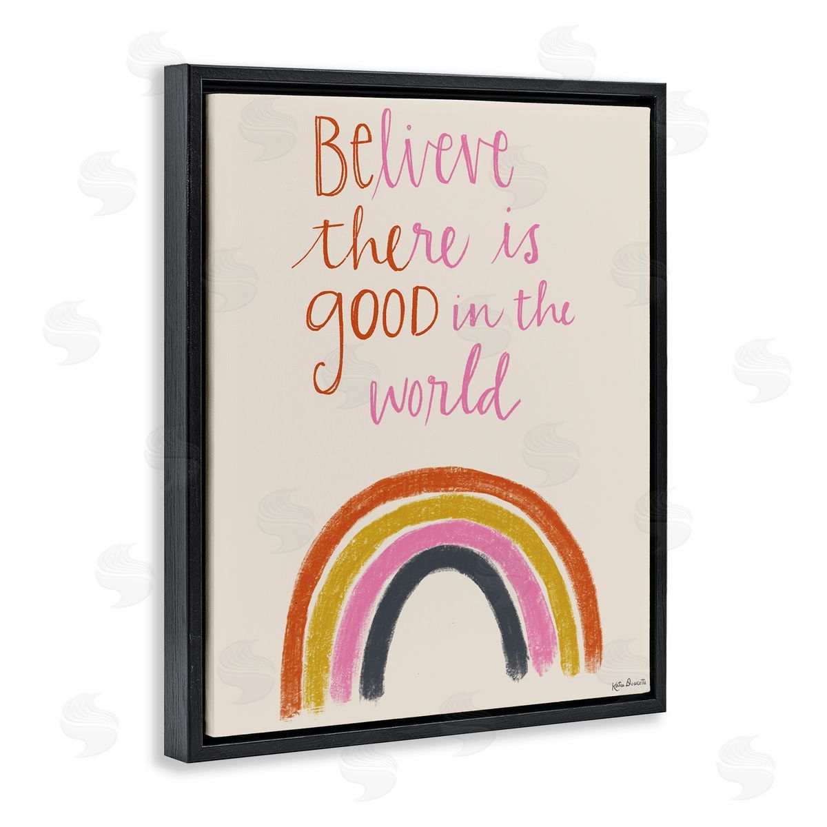 Katie Doucette Be The Good Rainbow Phrase Playful Script Typography