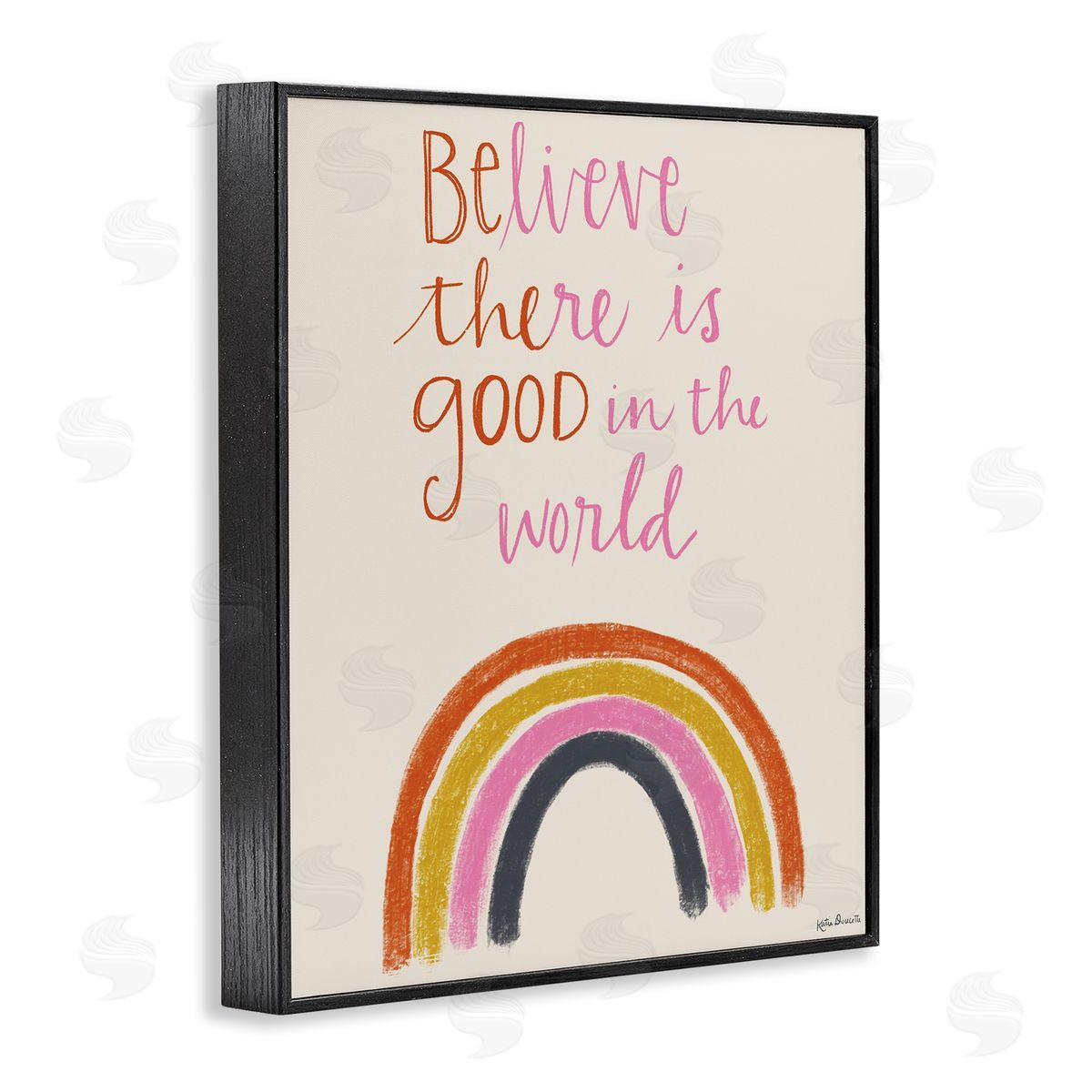 Katie Doucette Be The Good Rainbow Phrase Playful Script Typography