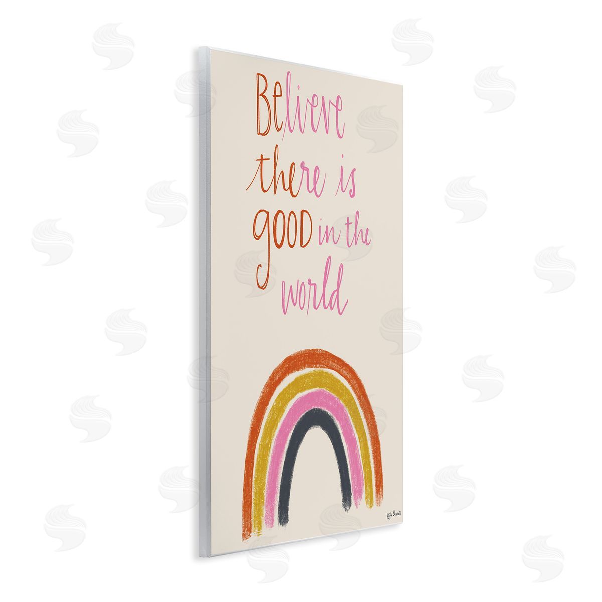 Katie Doucette Be The Good Rainbow Phrase Playful Script Typography