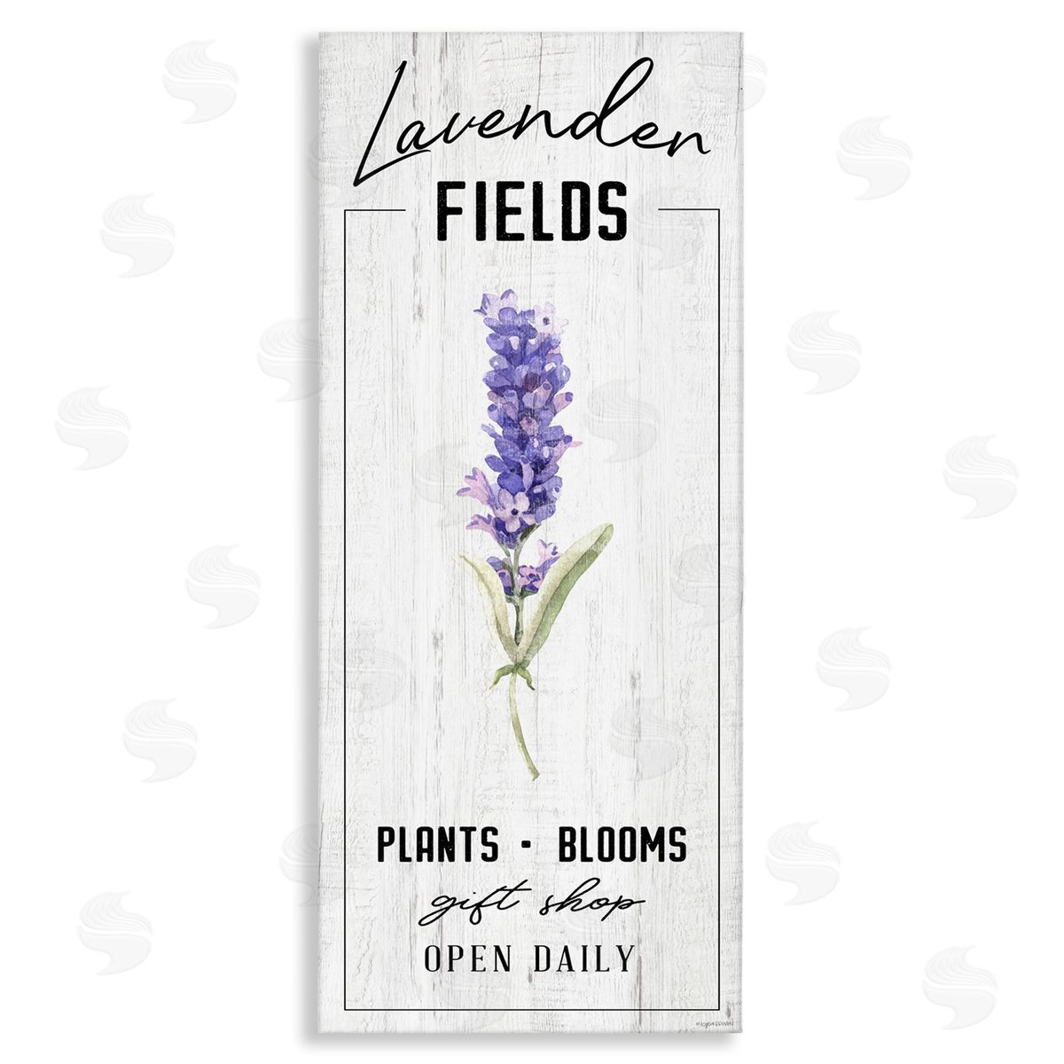 Lady Louise Designs Lavender Fields Purple Farm Florals Gift Shop Sign