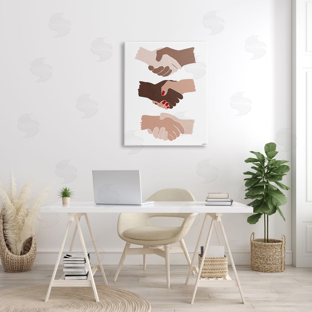 Lady Louise Designs Shaking Hands Inclusivity Motivation Diverse Cultures