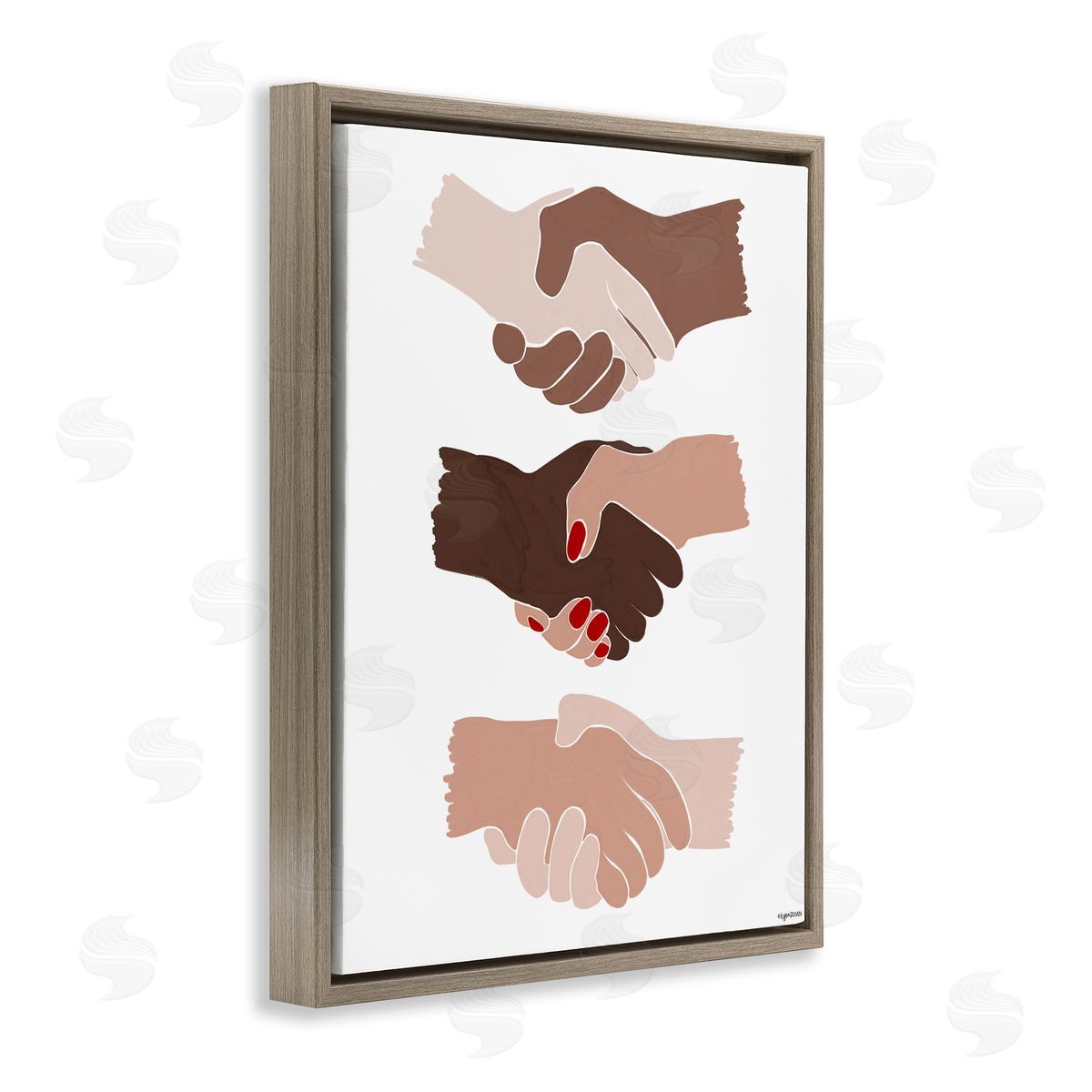 Lady Louise Designs Shaking Hands Inclusivity Motivation Diverse Cultures