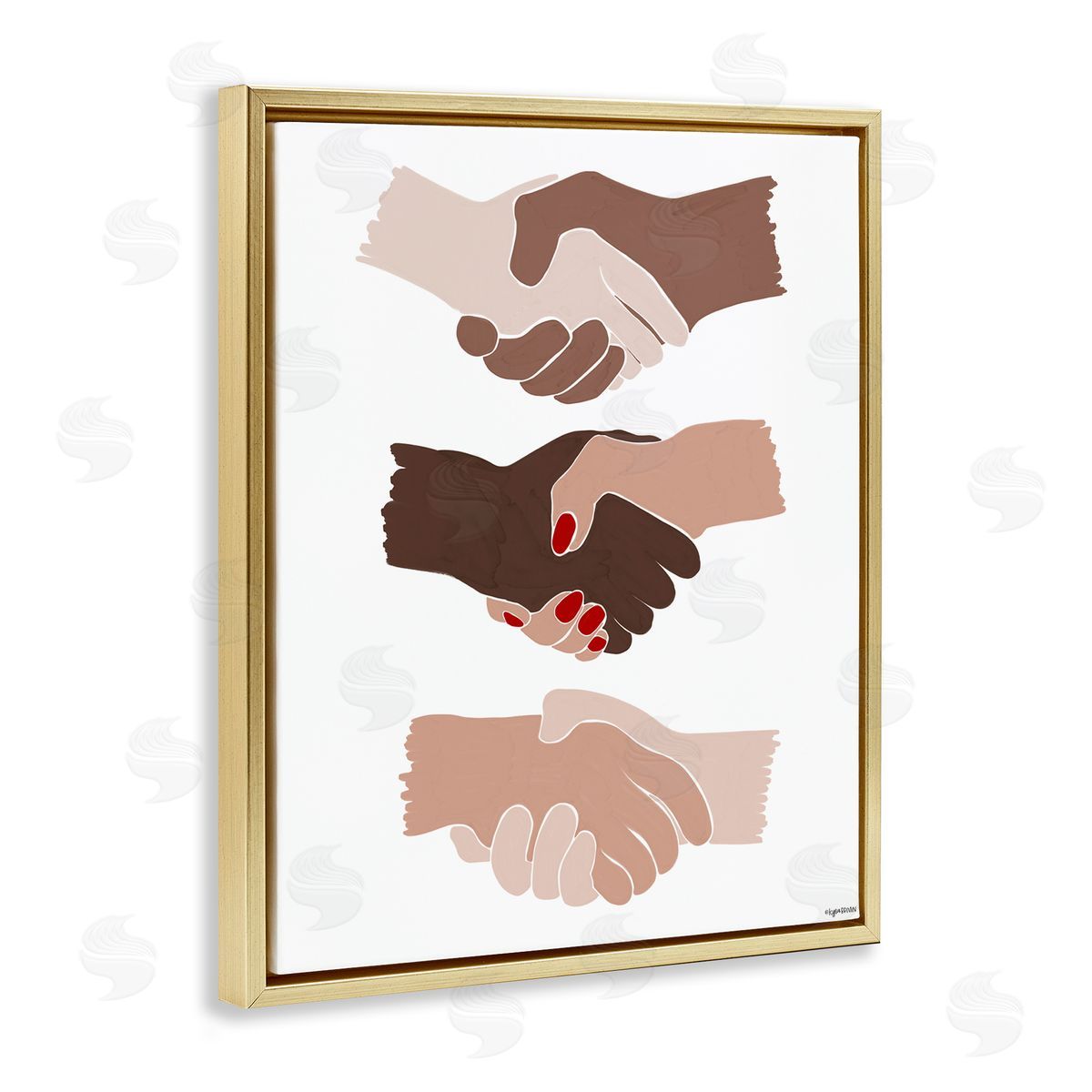 Lady Louise Designs Shaking Hands Inclusivity Motivation Diverse Cultures