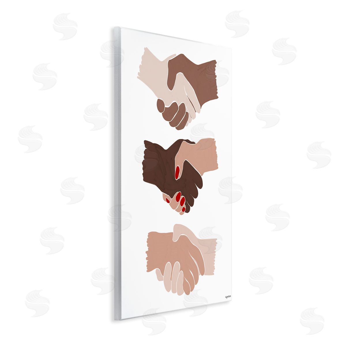 Lady Louise Designs Shaking Hands Inclusivity Motivation Diverse Cultures