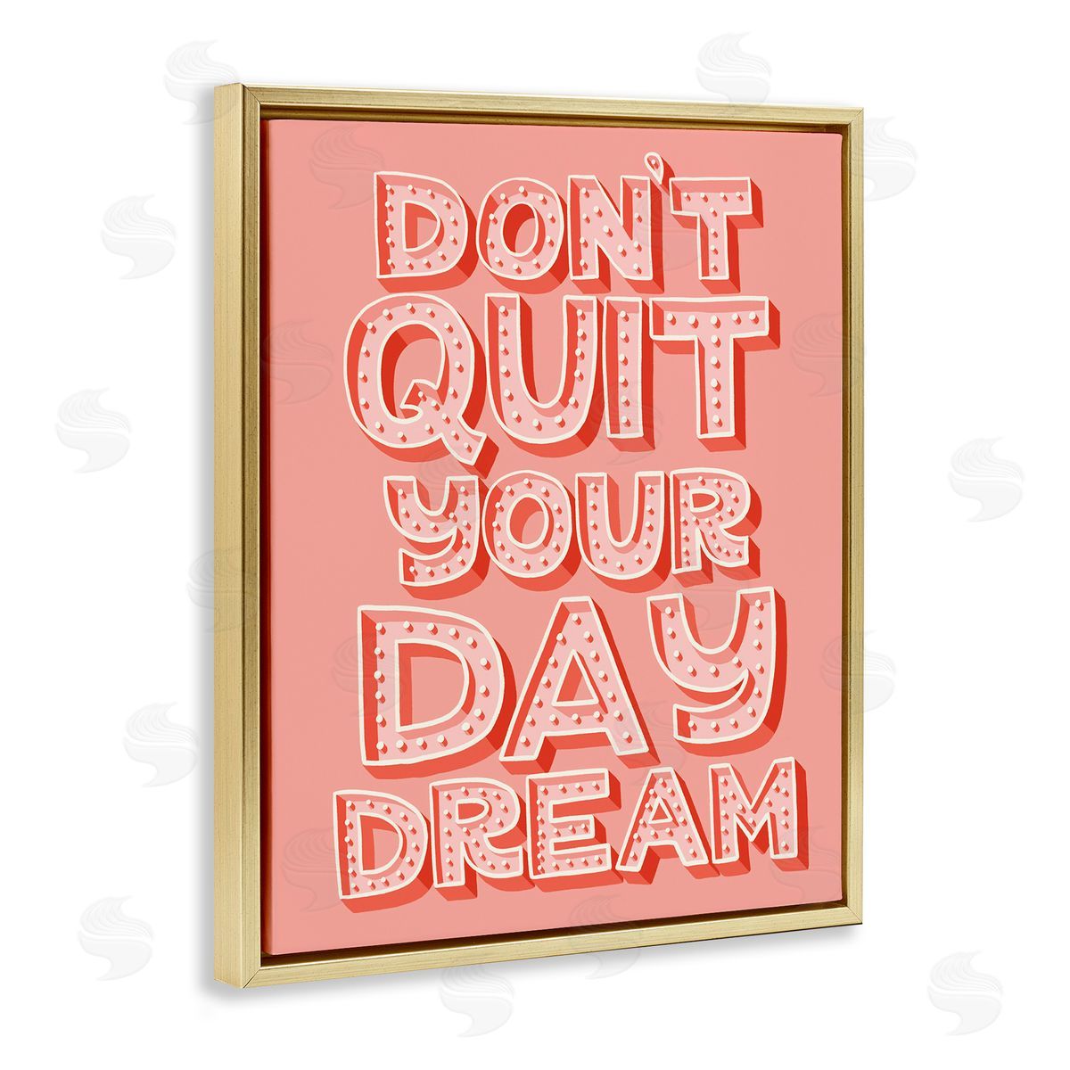 Kristina Hultkrantz Don't Quit Your Day Dream Bold Pink Typography