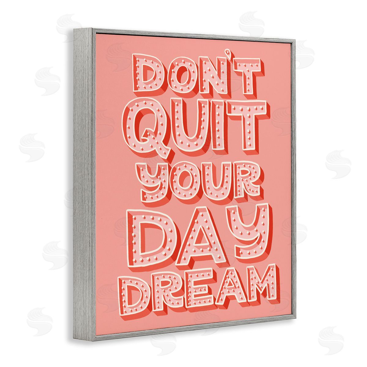 Kristina Hultkrantz Don't Quit Your Day Dream Bold Pink Typography