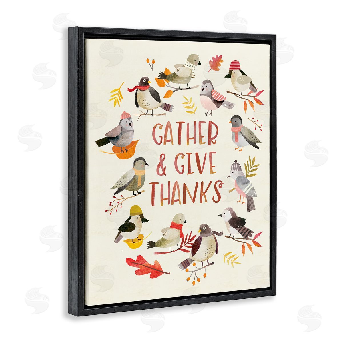Laura Watson Gather Give Thanks Acknowledgement Adorable Autumn Birds
