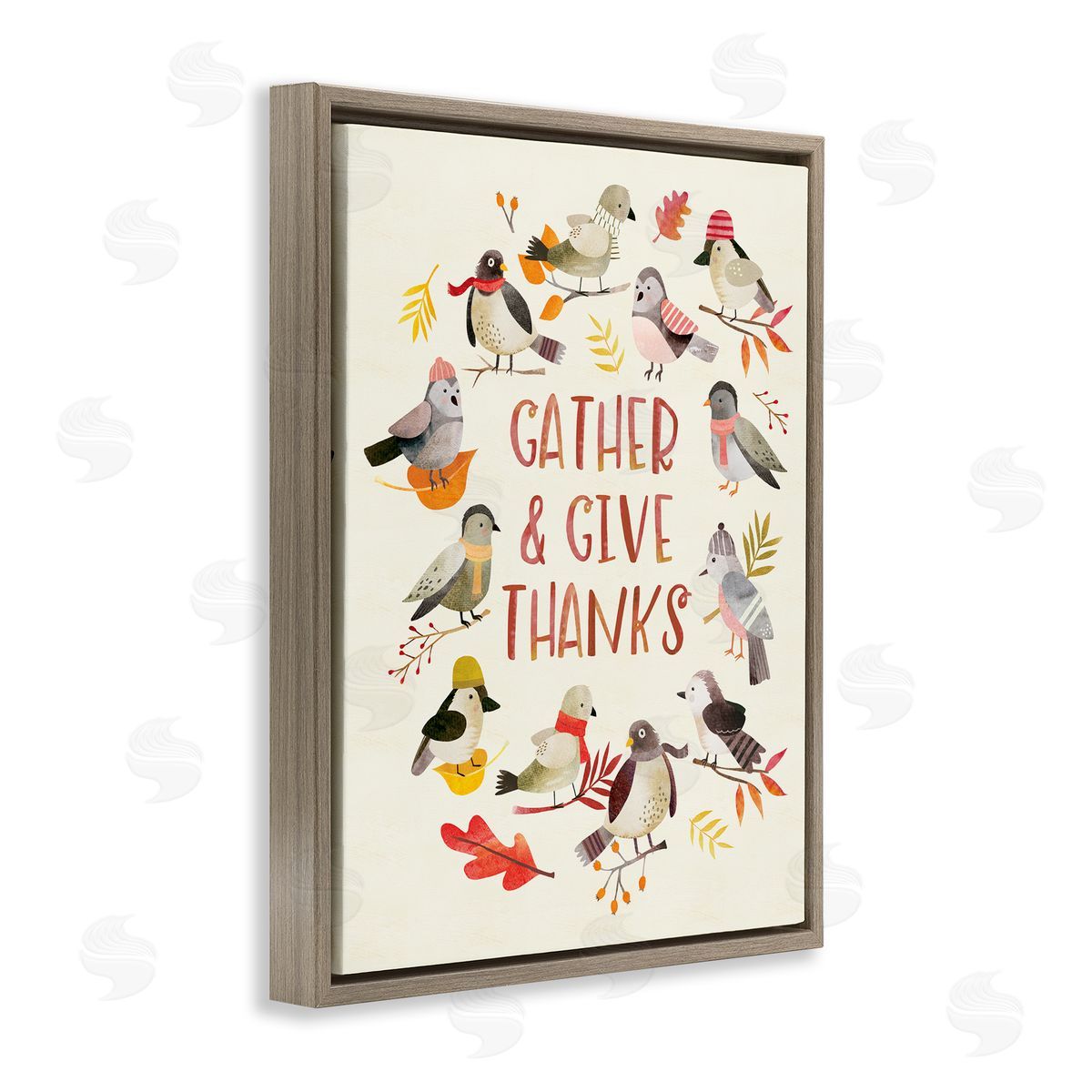 Laura Watson Gather Give Thanks Acknowledgement Adorable Autumn Birds