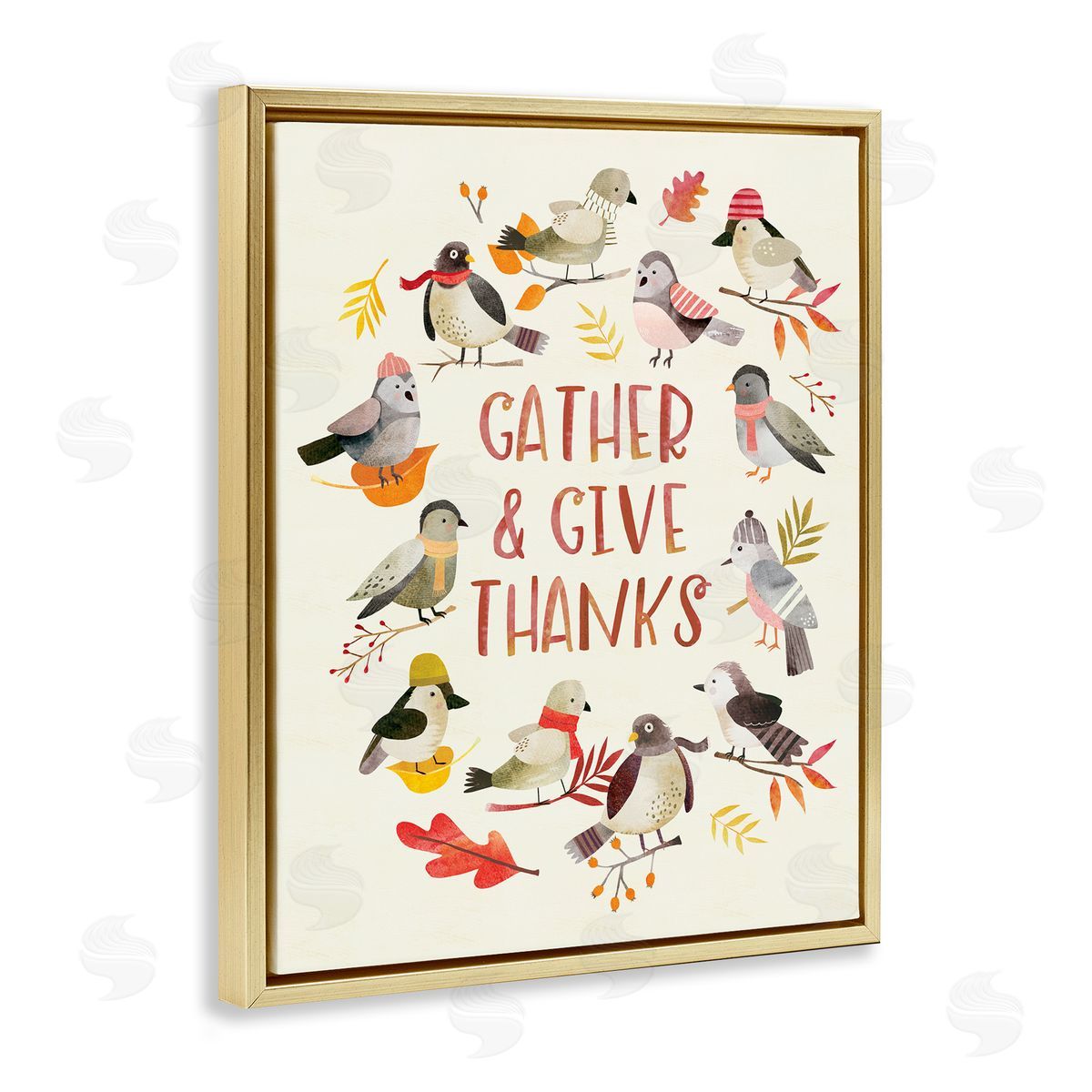 Laura Watson Gather Give Thanks Acknowledgement Adorable Autumn Birds