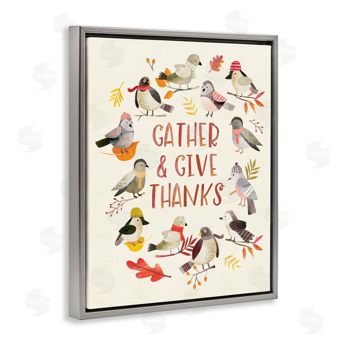 Laura Watson Gather Give Thanks Acknowledgement Adorable Autumn Birds