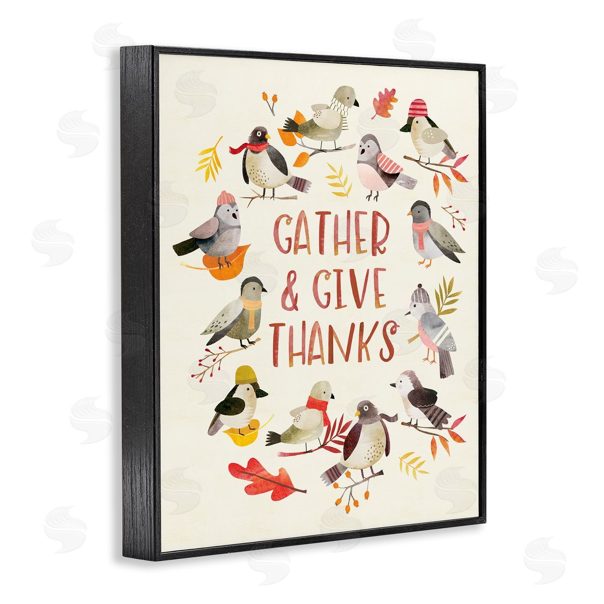 Laura Watson Gather Give Thanks Acknowledgement Adorable Autumn Birds