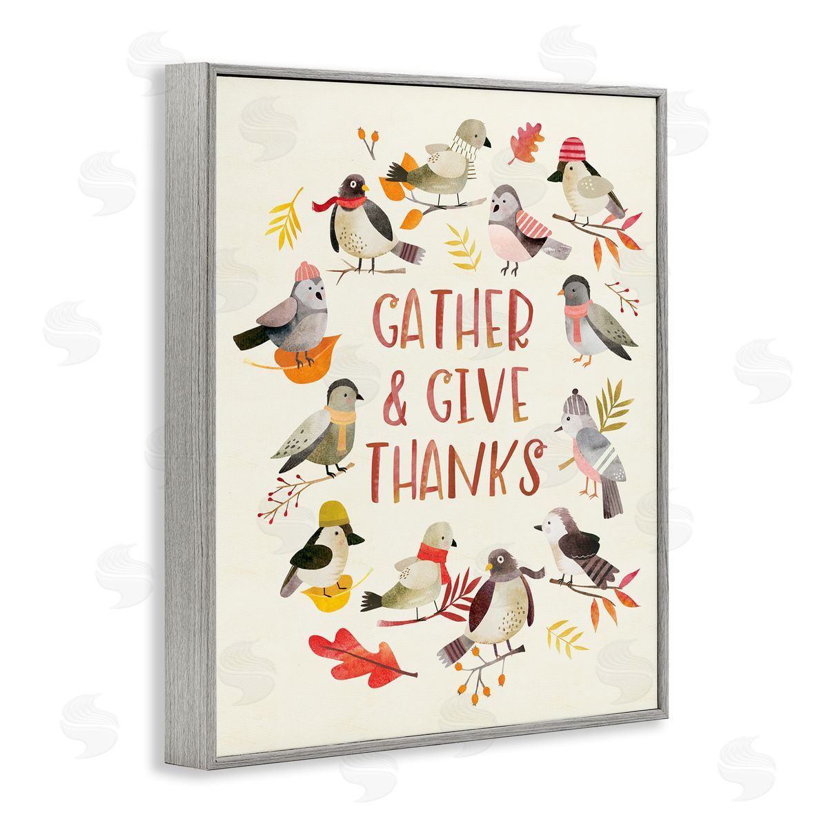 Laura Watson Gather Give Thanks Acknowledgement Adorable Autumn Birds