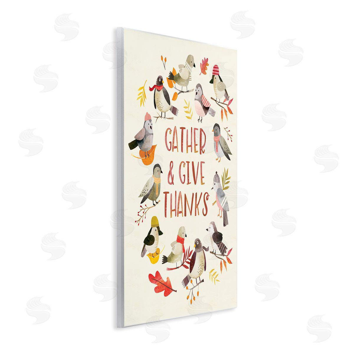 Laura Watson Gather Give Thanks Acknowledgement Adorable Autumn Birds