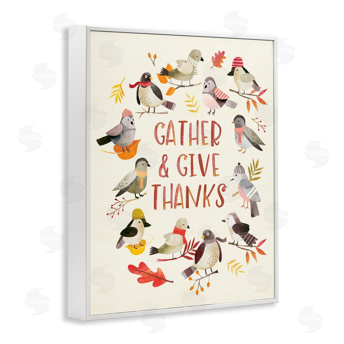 Laura Watson Gather Give Thanks Acknowledgement Adorable Autumn Birds