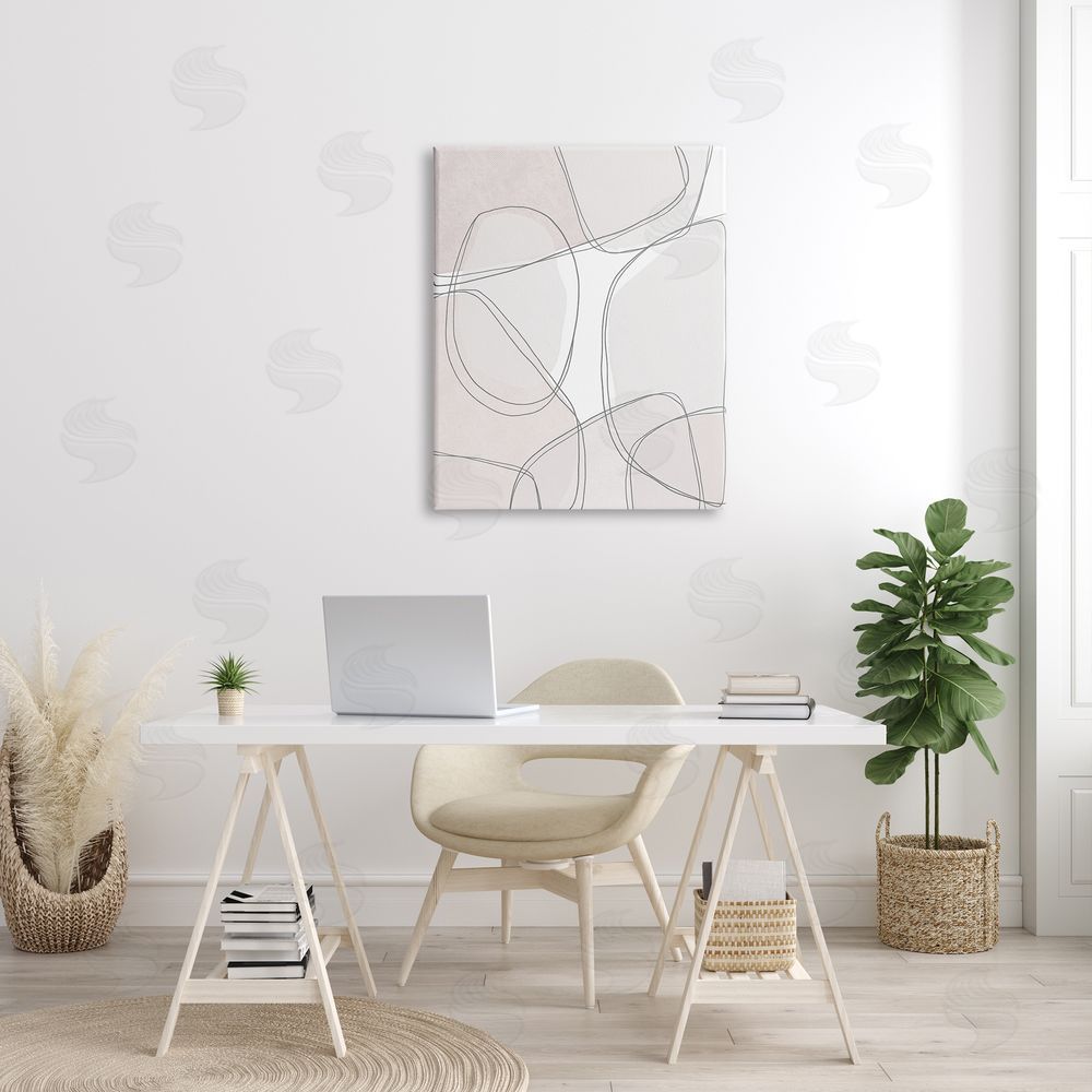 Leah Straatsma Modern Lines and Shape Abstractions Thin Grey Details