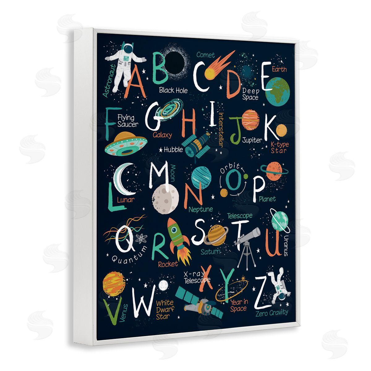 Lisa Perry Whitebutton Starry Space Alphabet Fantasy Constellations UFO ABC's