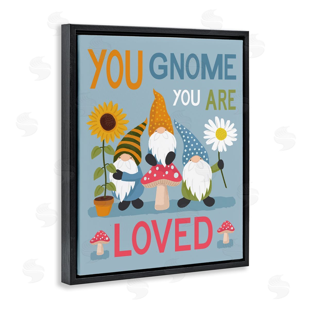 Lisa Perry Whitebutton You Gnome You are Loved Phrase Garden Elf Pun