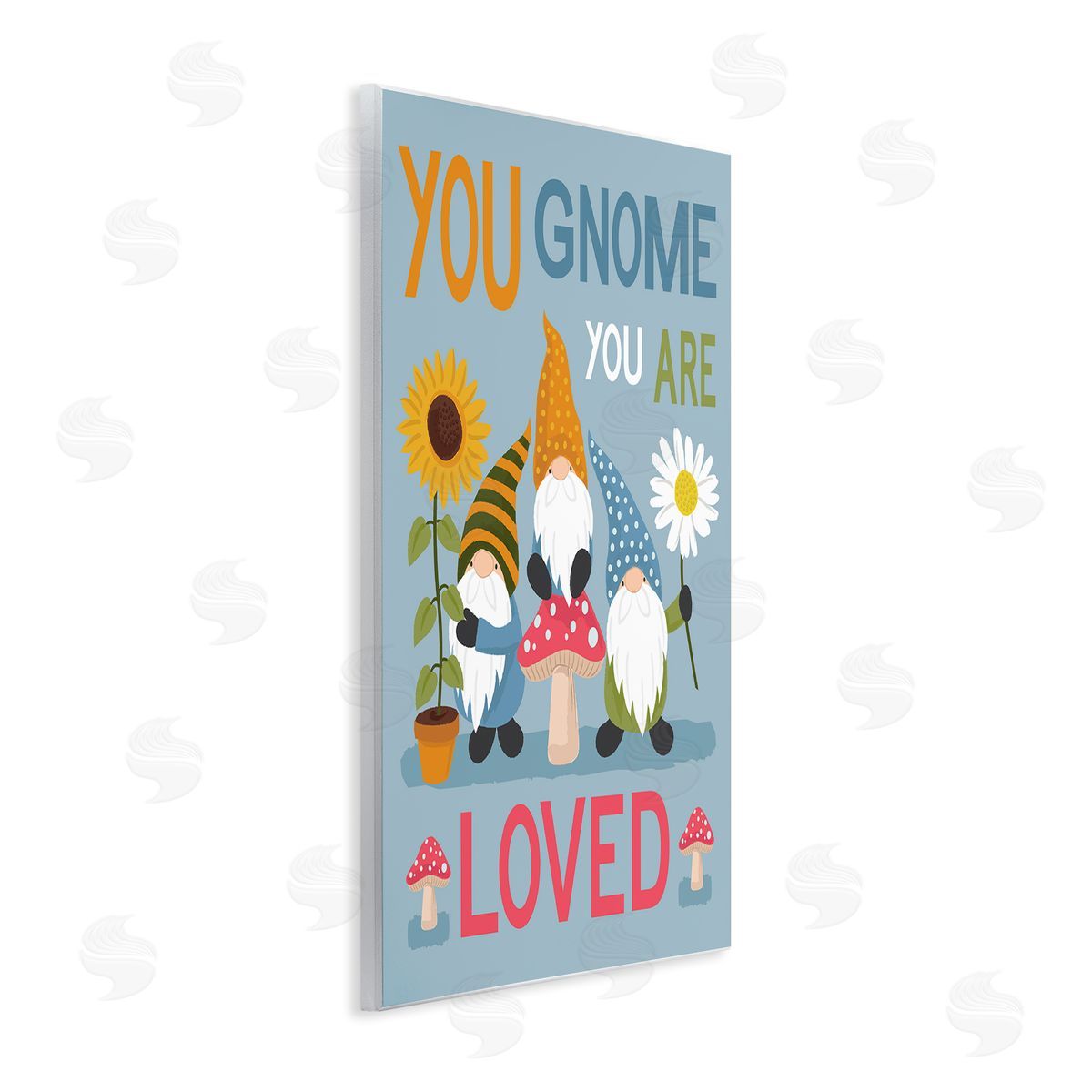 Lisa Perry Whitebutton You Gnome You are Loved Phrase Garden Elf Pun
