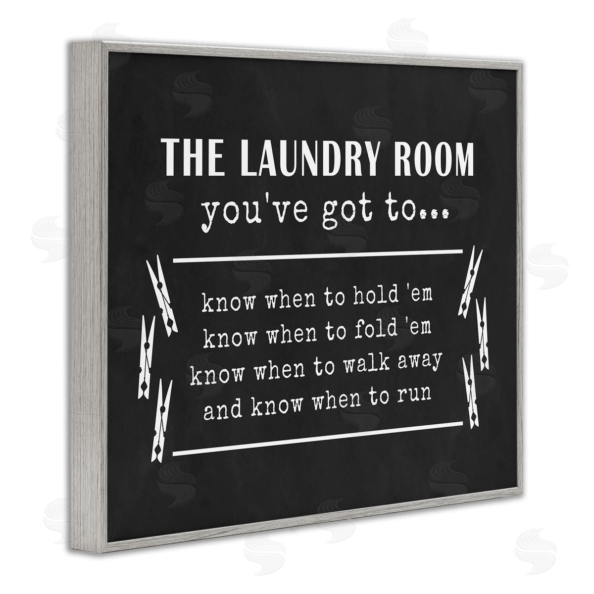 Lettered and Lined Laundry Room You've Got to Know When Phrases 
