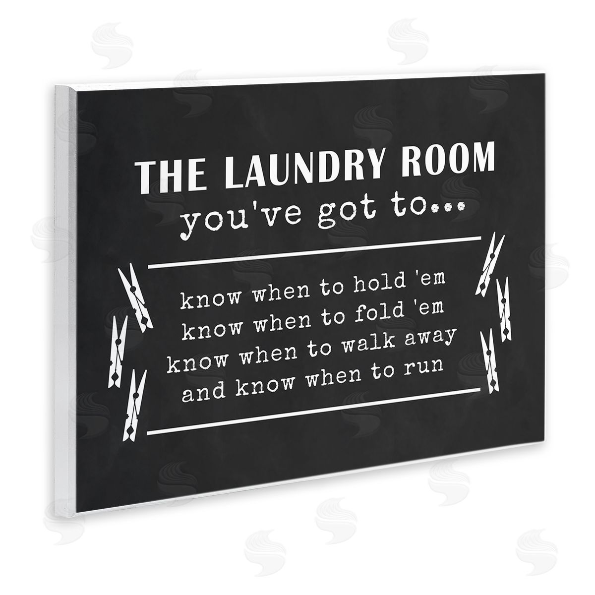 Lettered and Lined Laundry Room You've Got to Know When Phrases 