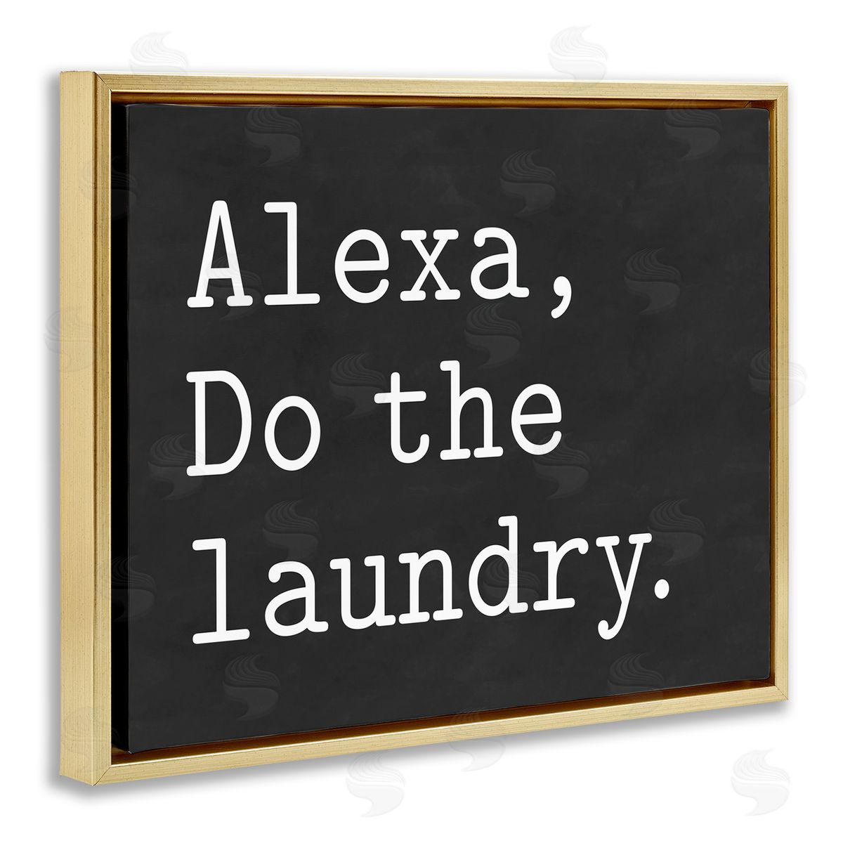 Lettered and Lined Alexa, Do the Laundry Phrase Modern Minimal Typography