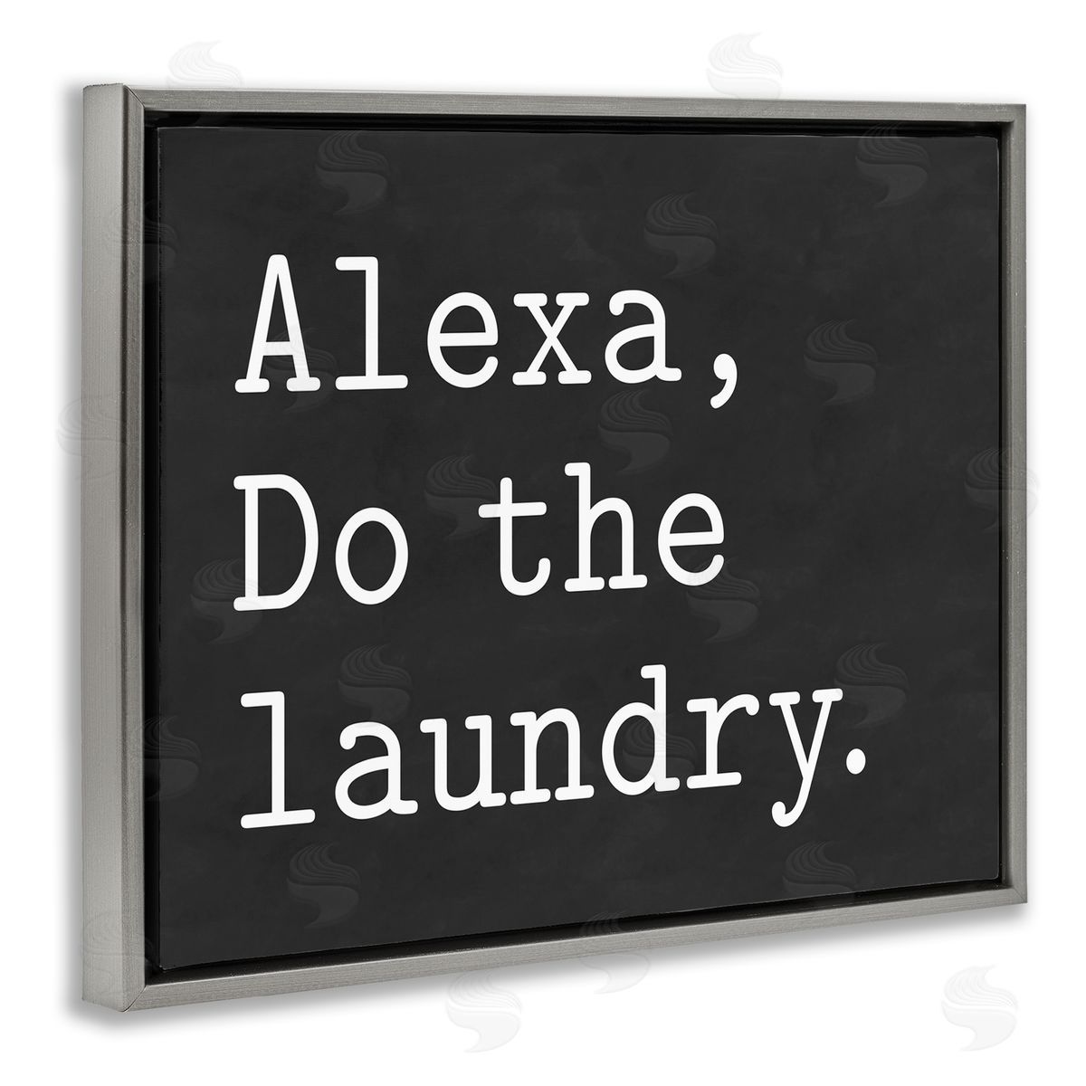 Lettered and Lined Alexa, Do the Laundry Phrase Modern Minimal Typography