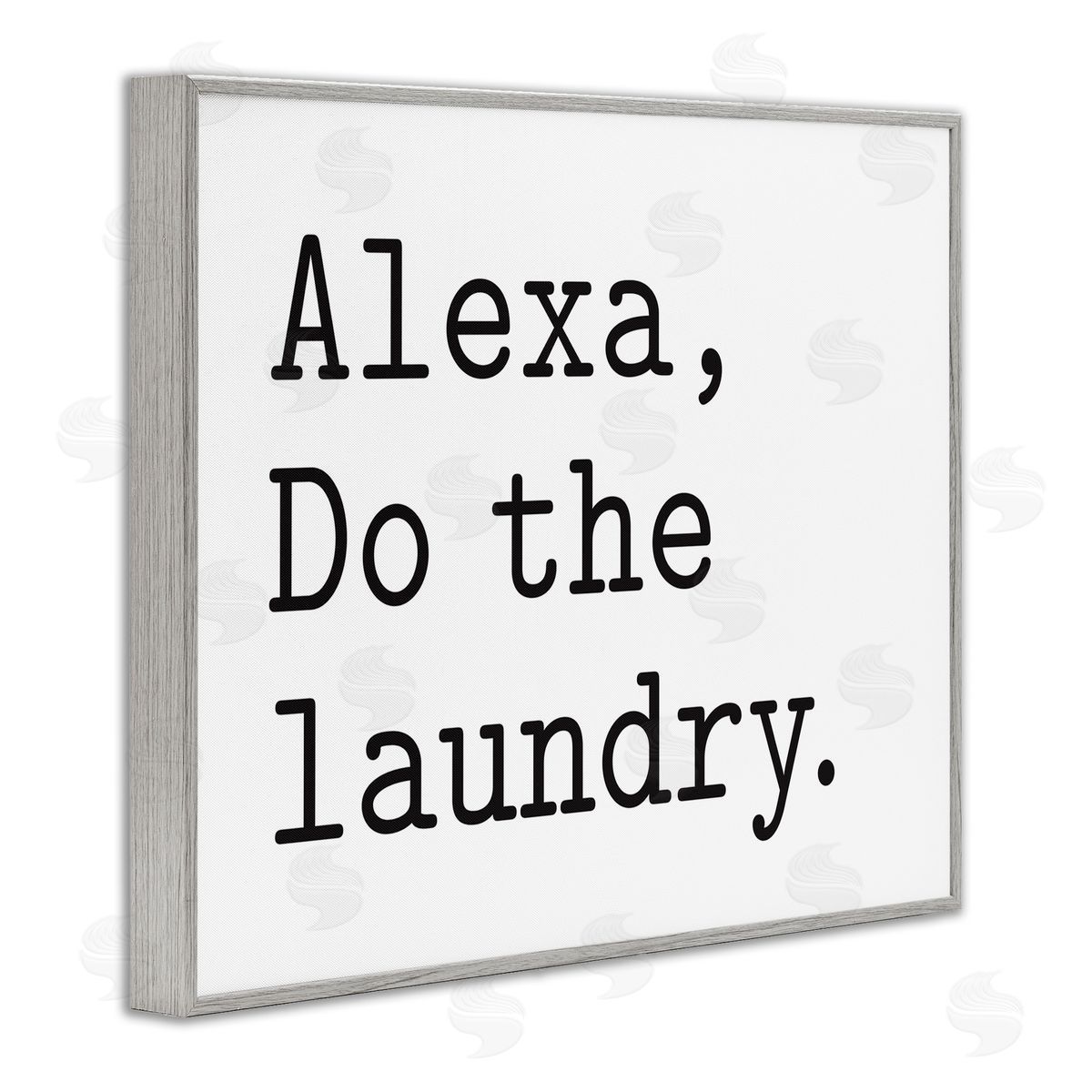 Lettered and Lined Alexa Do the Laundry Typewriter Typography Minimal Text