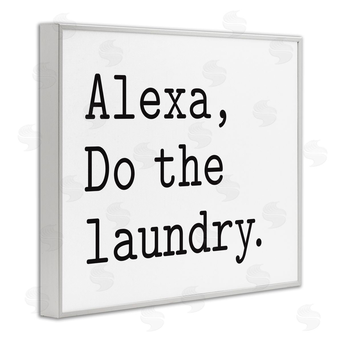 Lettered and Lined Alexa Do the Laundry Typewriter Typography Minimal Text