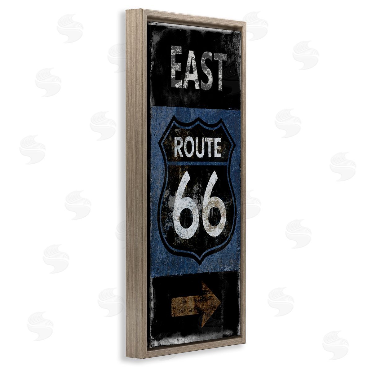 Luke Wilson Route 66 Highway Symbol Blue Right Arrow Directional