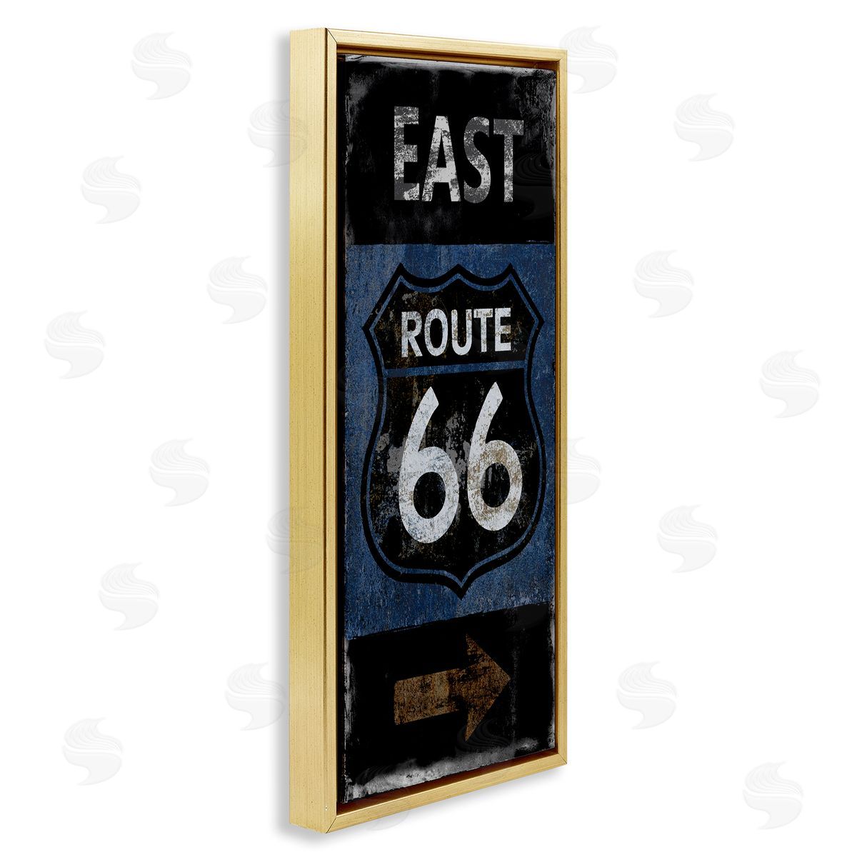 Luke Wilson Route 66 Highway Symbol Blue Right Arrow Directional
