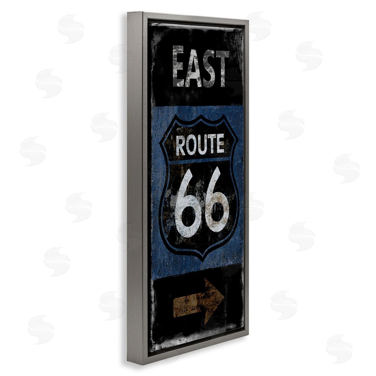 Luke Wilson Route 66 Highway Symbol Blue Right Arrow Directional