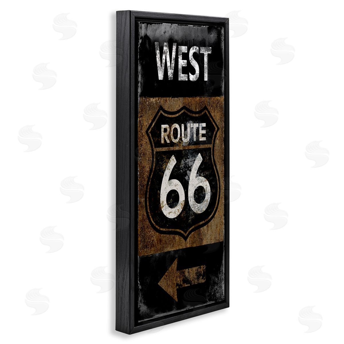 Luke Wilson Rustic Highway Route 66 Symbol Left Arrow Directional